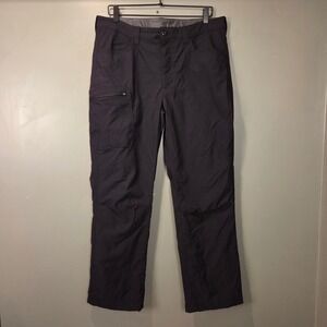 Eddie Bauer Men's Fleece-Lined Softshell Pants, Size 36x30, Black, Hiking Winter